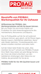 Mobile Screenshot of probau.eu